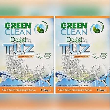U Green Clean Doğal 1.5 kg 2 Adet Bulaşık Makinası Tuzu