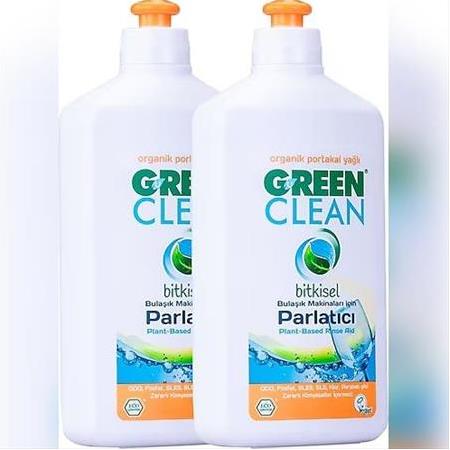 U Green Clean Organik Portakal Yağlı Bitkisel Bulaşık Makinesi Parlatıcısı 500 ml 2'li