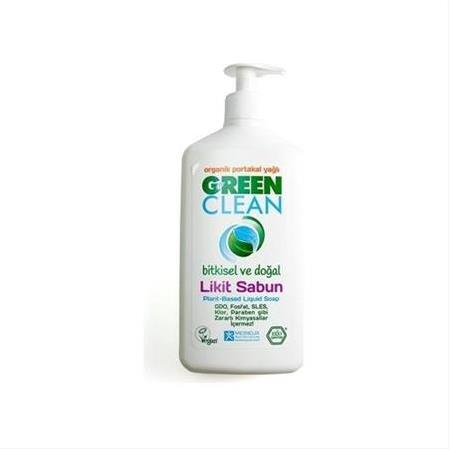 U Green Clean 500 ML Bitkisel Likit Sabun Portakallı