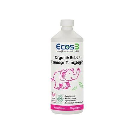 Ecos3 Organik Bebek Çamaşır Temizleyici 1050 ml