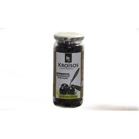 Kroisos Organic Siyah Zeytin 700 GR Orta Boy