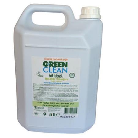 U Green Clean Organik Portakal Yağlı Bitkisel 5 lt Sıvı Bulaşık Deterjanı