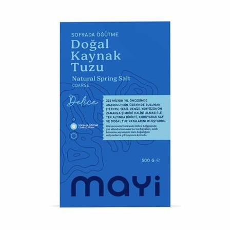 Mayi Tuz 500 gr Sofrada Öğütme Doğal Kaynak Tuzu