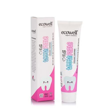 Ecowell Organik Florürsüz Çocuk Diş Macunu