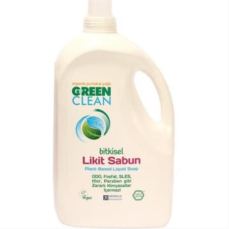 U Green Clean Organik Portakal Yağlı Bitkisel Likit Sabun 2750 ml